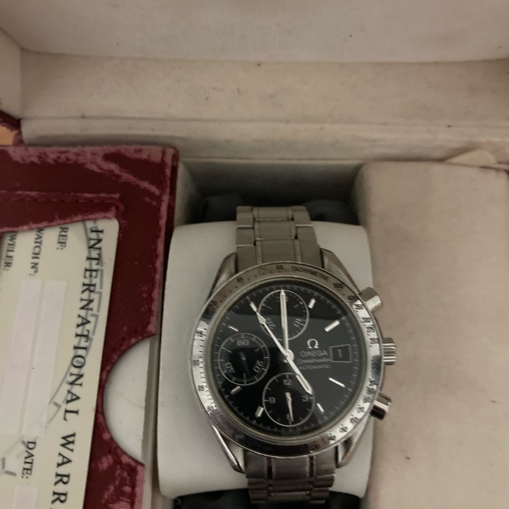 Omega Speedmaster ,black automatic chronograph